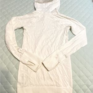 Lululemon hooded white sweatshirt Vintage! No Stains! Very Cool!